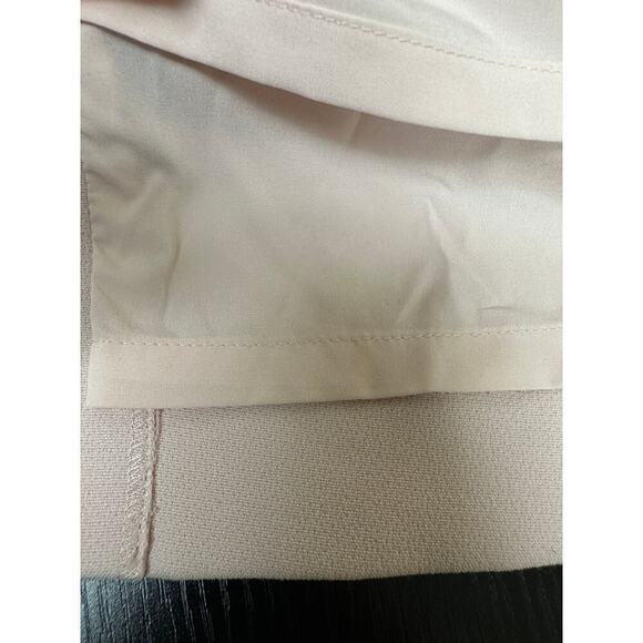 Badgley Mischka Size 12 Sleeveless Knee Length Sheath Dress Baby Pink Croquet - Picture 6 of 14